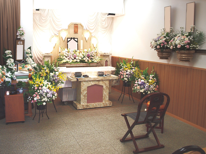 家族葬専用ホール（別棟）の写真