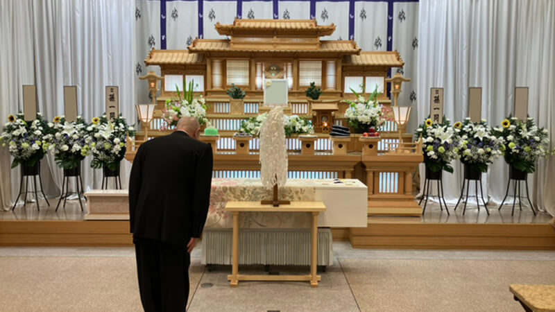 家族皆で、にぎやかに送り出すことができました。